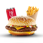 Cheesy Smash Burger Meal 