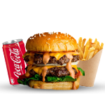 Double Smash Burger Meal 