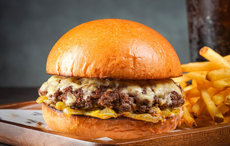 Cheesy Smash Burger